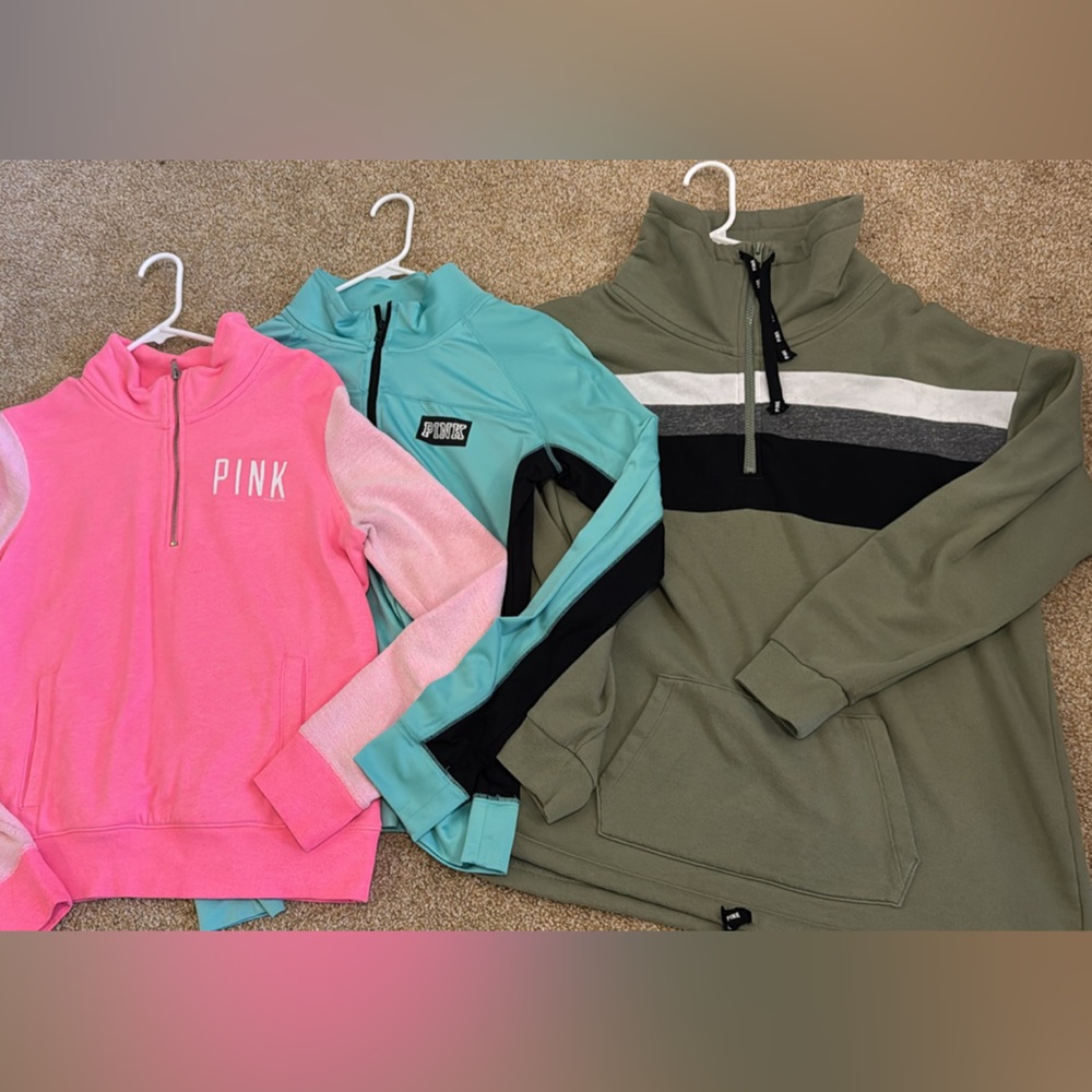 Victoria’s Secret PINK quarter zips